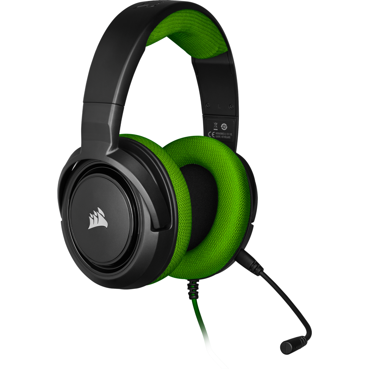 Corsair HS35 Stereo Gaming Headset (Green) for PC image