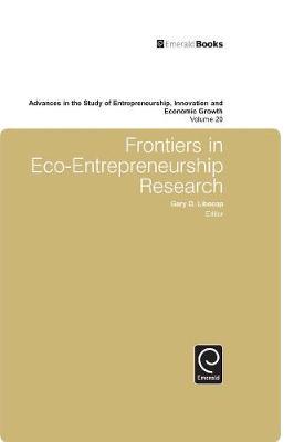 Frontiers in Eco Entrepreneurship Research on Hardback