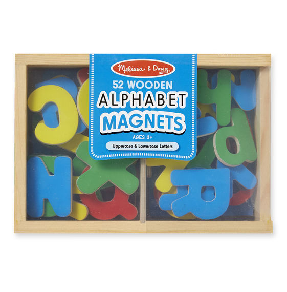 Melissa & Doug: Magnetic Wooden Alphabet image