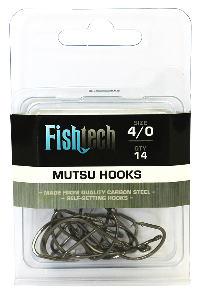 Fishtech Mutsu Hooks 4/0 (14 per pack) image