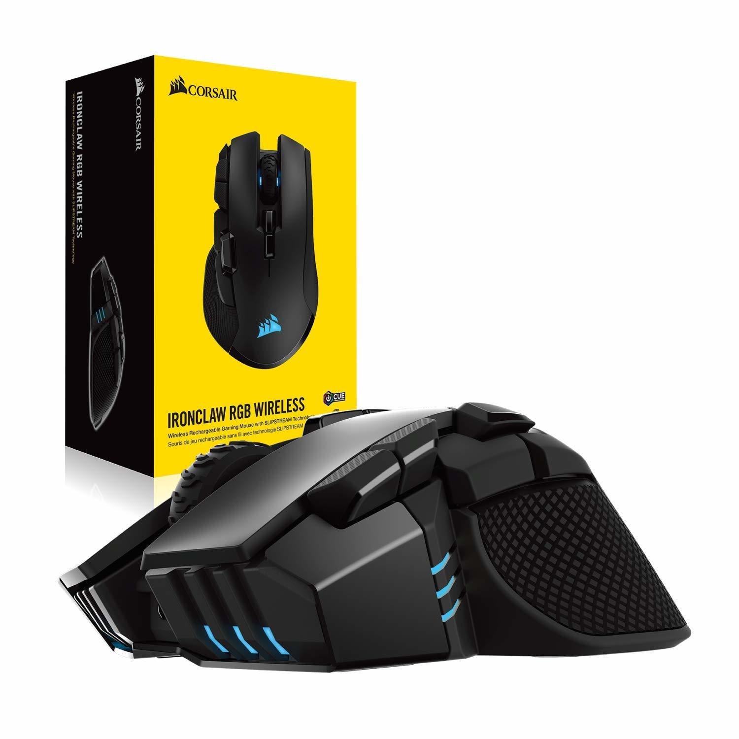 Corsair Ironclaw RGB Wireless Optical Gaming Mouse on PC