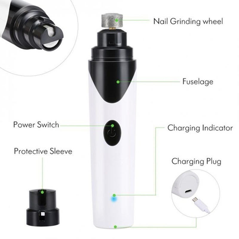 Automatic Pet Nail Manicure Machine - White image