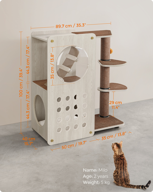 Buy Feandrea Clickat Cat Tree at Mighty Ape NZ