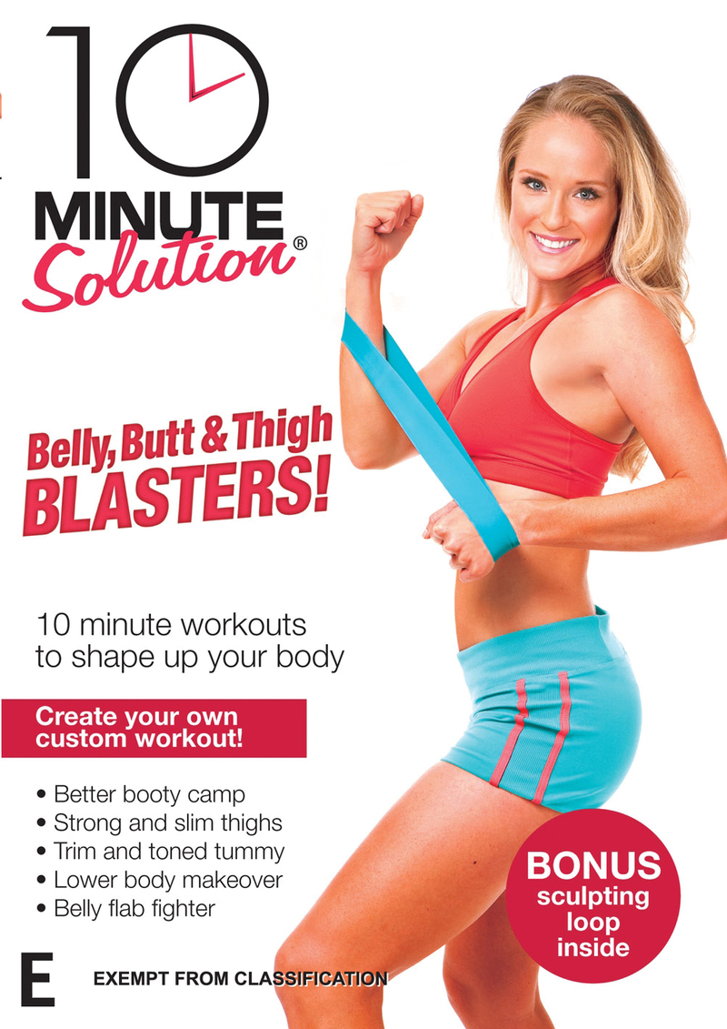 10 Minute Solution: Belly, Butt & Thigh Blaster with Resistance Loop on DVD image