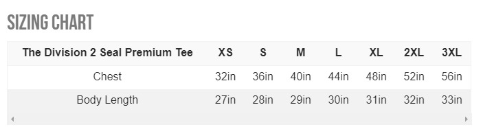 The Division 2 Seal Premium Tee, Silver (M) image