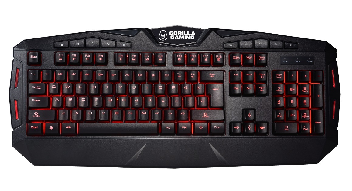 Gorilla Gaming Predator Gaming Combo Red PC Buy Now at Mighty