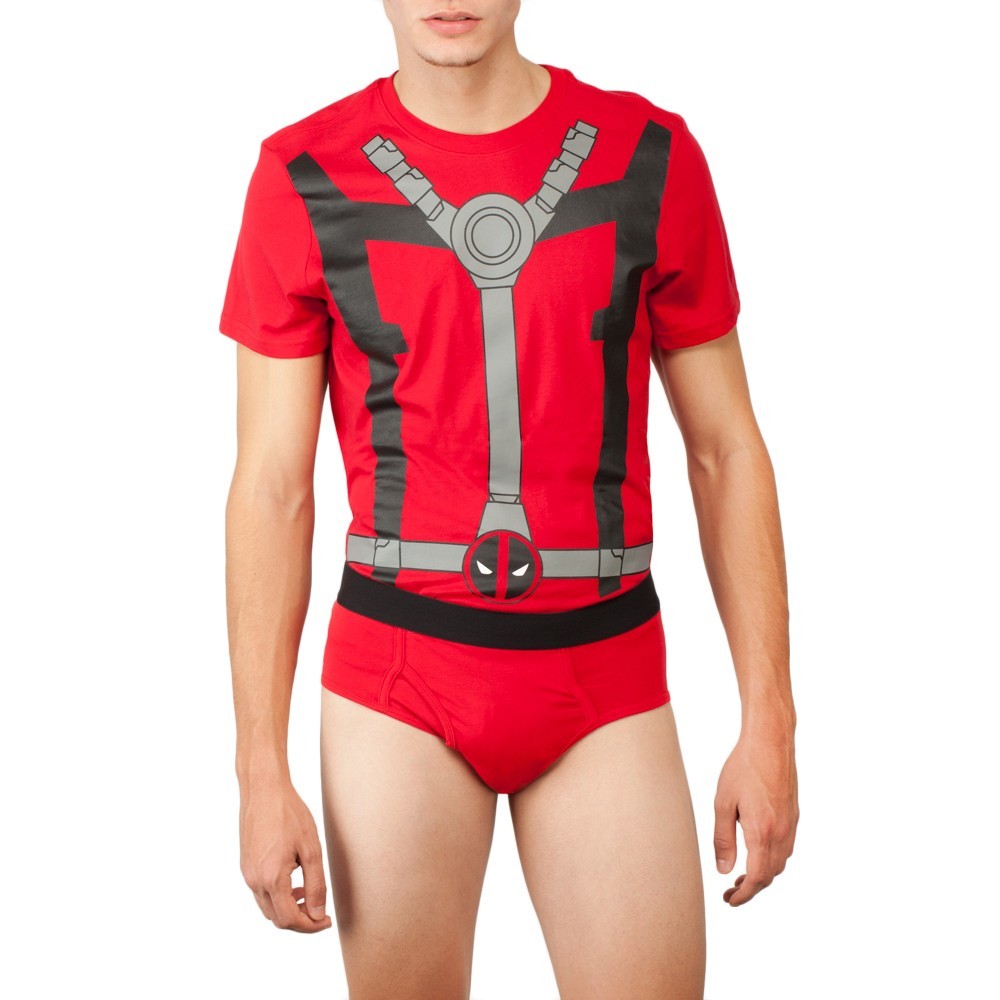 Marvel Deadpool Mens Underoo Set - Small