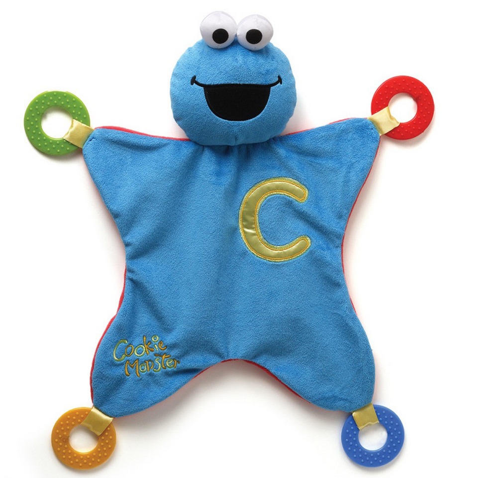 Cookie Monster Activity Blanket