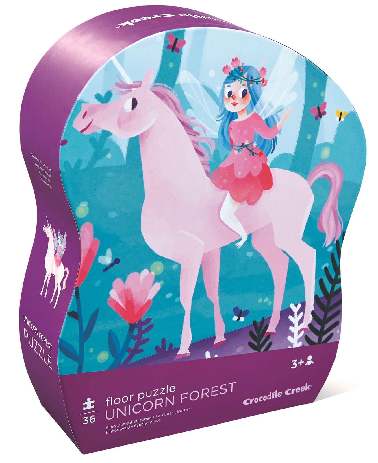 Crocodile Creek: Unicorn Forest Puzzle - 36pc image