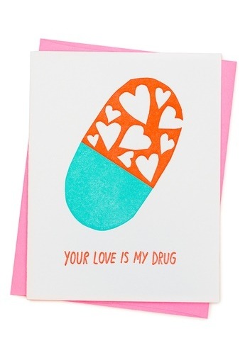 Love Drug - Greeting Card image