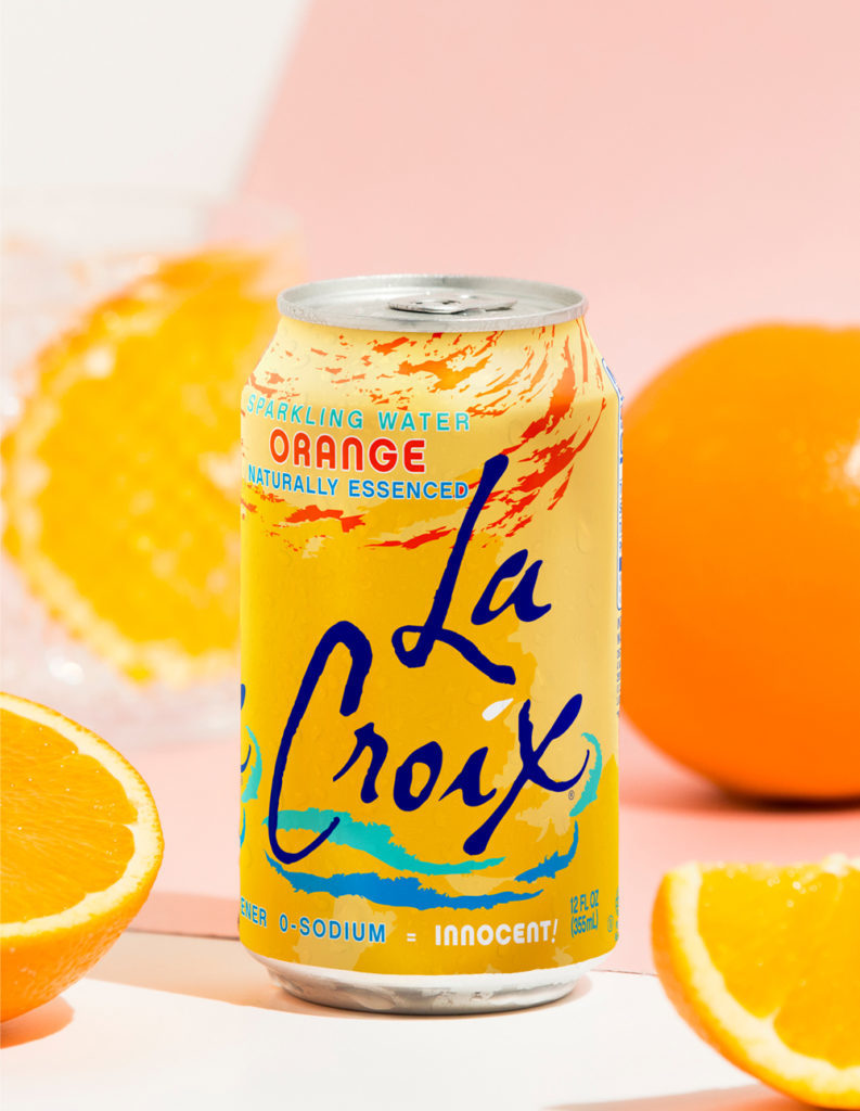 La Croix Sparkling Water Orange 355ml Cans image