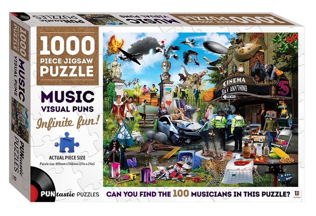 Hinkler: Puntastic 1000-Piece Puzzle - Musician