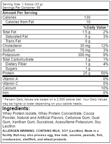 Musclepharm Combat 100% Whey Chocolate (2.27kg) image