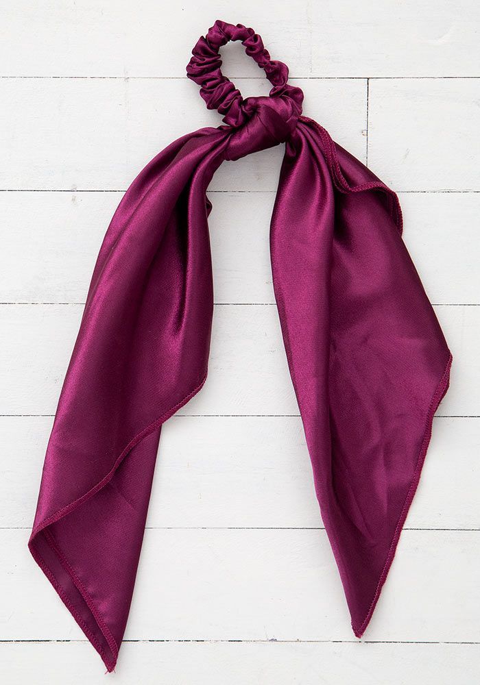 Natural Life: Scarf & Scrunchie - Berry image