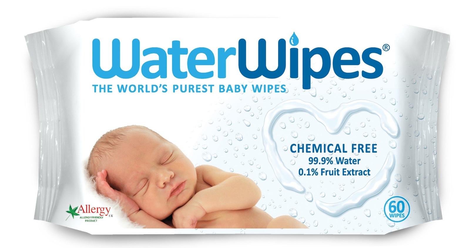 Waterwipes 1 pk (60 wipes) image