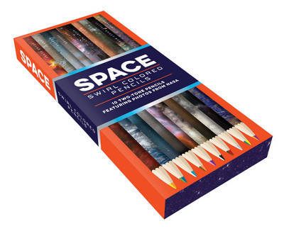 Space Swirl Colored Pencils by Chronicle Books image