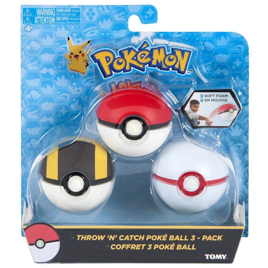 Throw n Catch Pokeball - 3-Pack image