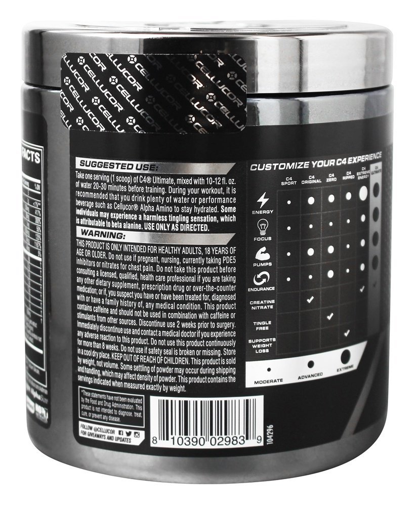 C4 Ultimate Pre-Workout - Strawberry Watermellon (20 Serves) image
