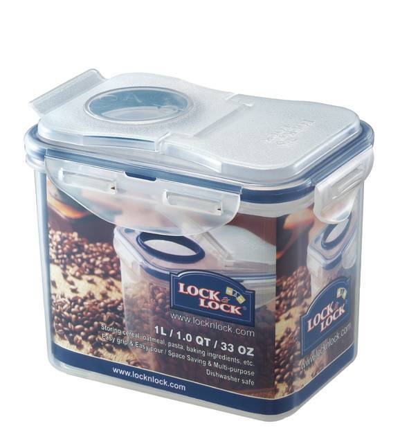 Lock & Lock Rectangle Tall Container w/Flip Lid 1L at Mighty Ape