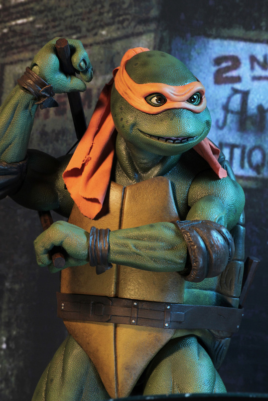 Michelangelo (1990 Movie) - 1:4 Scale Action Figure | at Mighty Ape NZ
