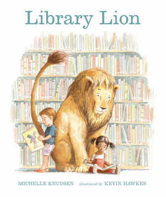 Library Lion on Hardback by Michelle Knudsen