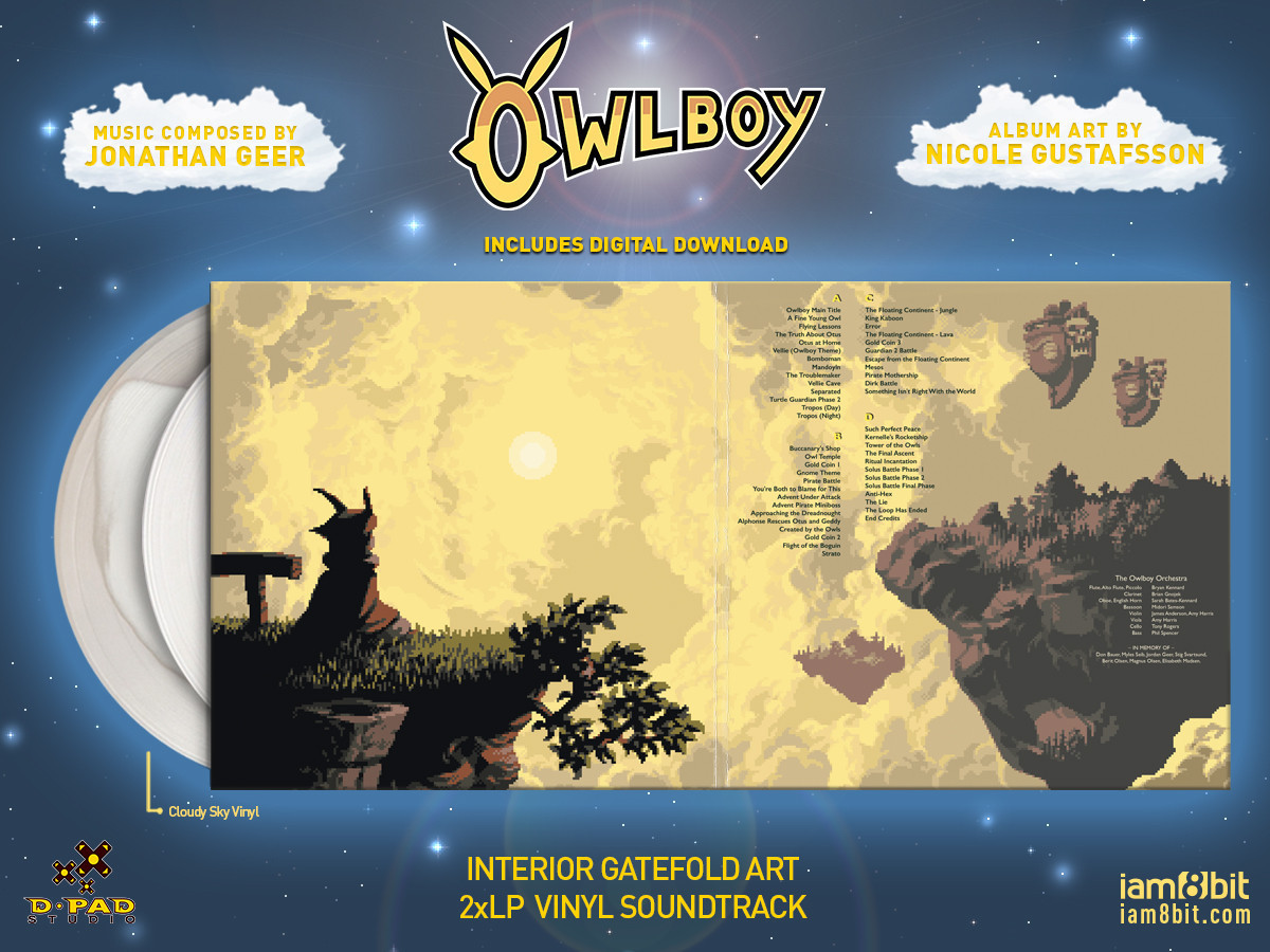 Owlboy Soundtrack (2LP) by Jonathan Geer image