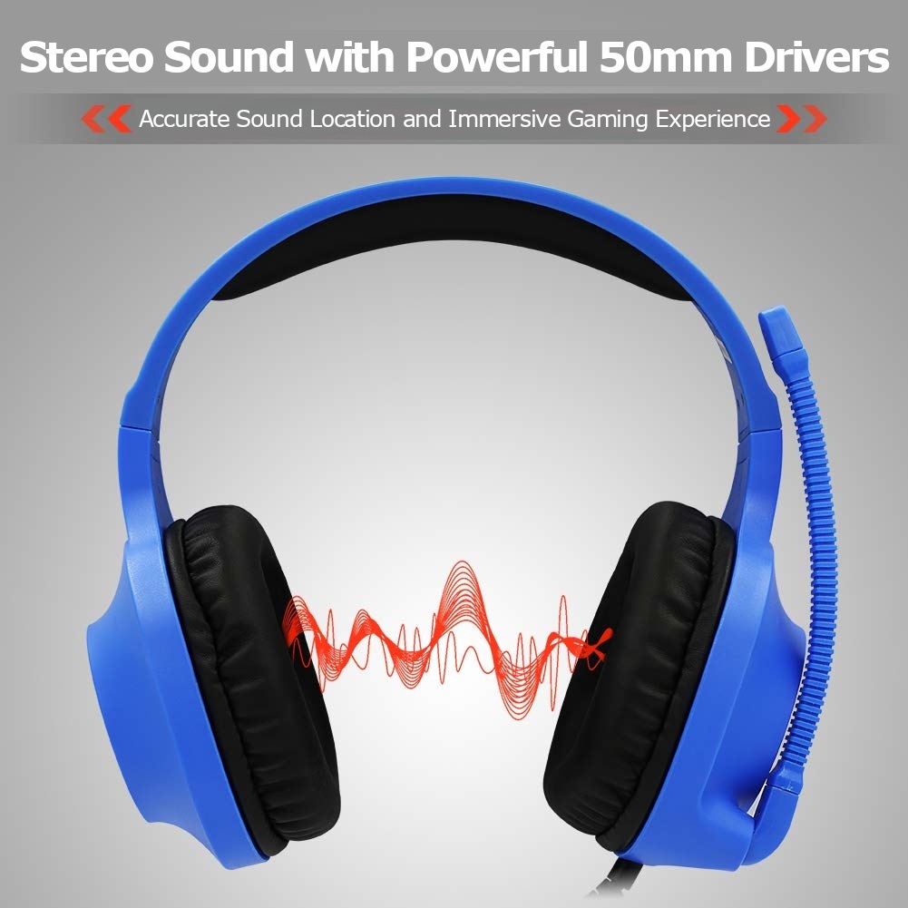 SADES Spirits Universal Gaming Headset (Blue) for Switch, PC, PS4, Xbox One image