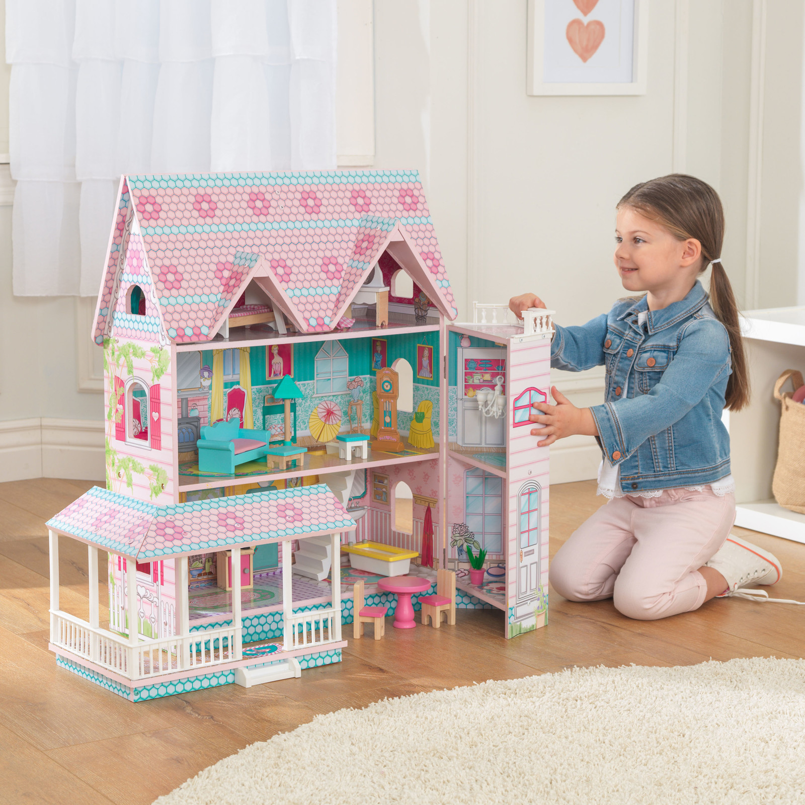 Buy KidKraft Abbey Manor Dollhouse at Mighty Ape NZ
