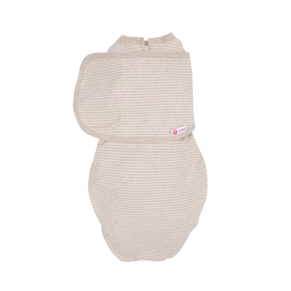 Embe: 2-Way Starter Swaddle - Oatmeal Organic image