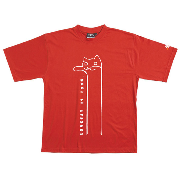 Longcat - Tshirt (Red) for image
