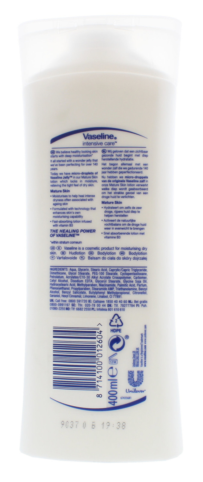 Buy Vaseline Body Lotion Mature Skin (400 ml) at Mighty Ape NZ