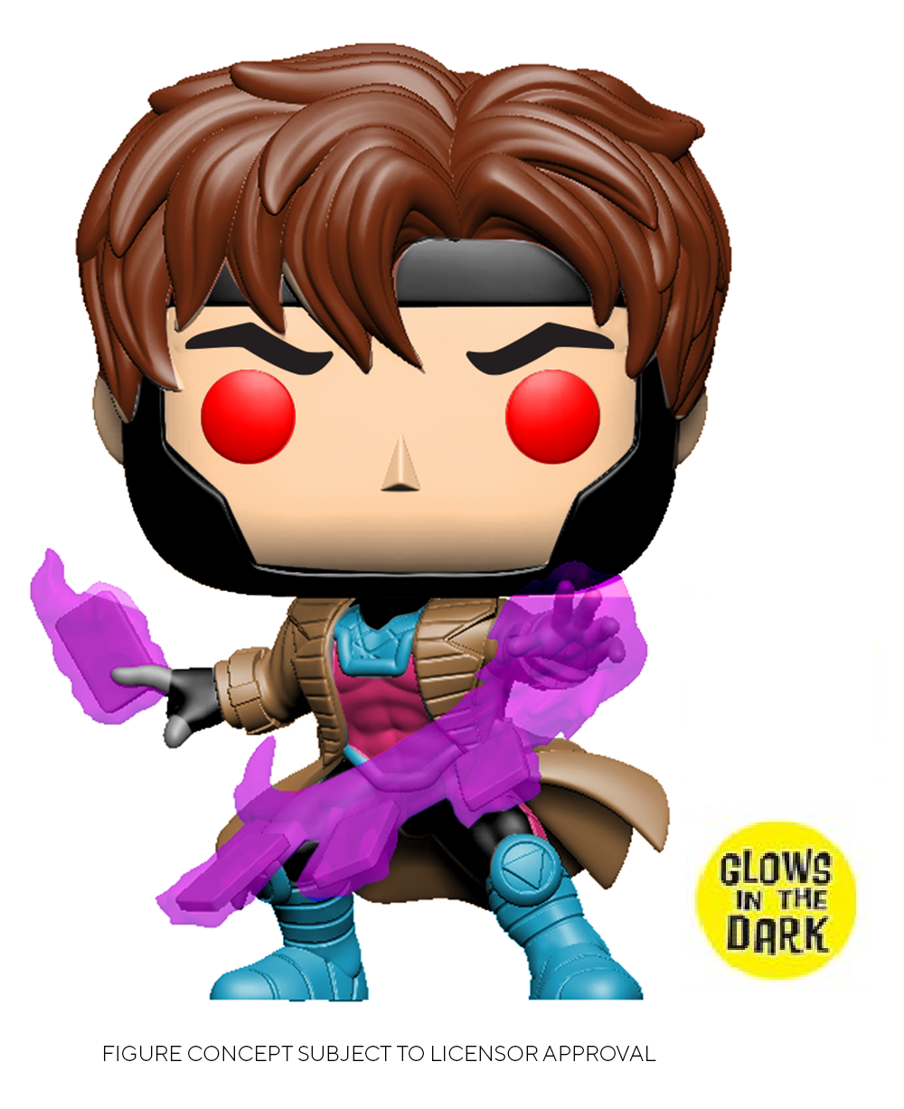Marvel: X-Men - Gambit (Glow) Pop! Vinyl Figure image
