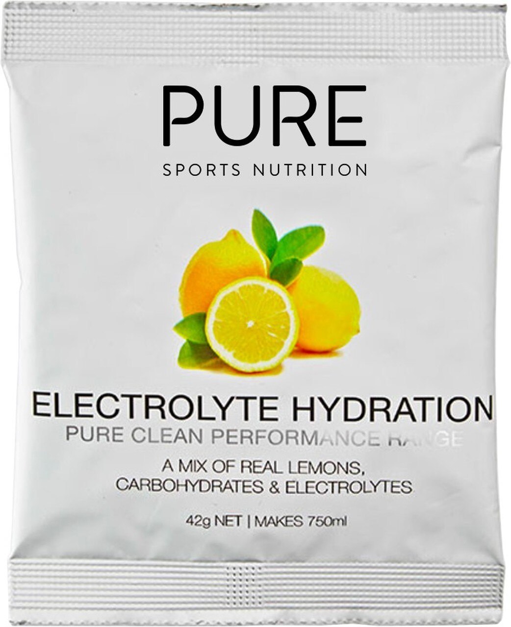 Buy 25x PURE Electrolyte Hydration Sachet Box Lemon (42g) at Mighty