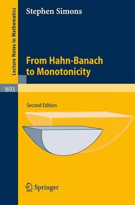 From Hahn-Banach to Monotonicity by Stephen Simons image