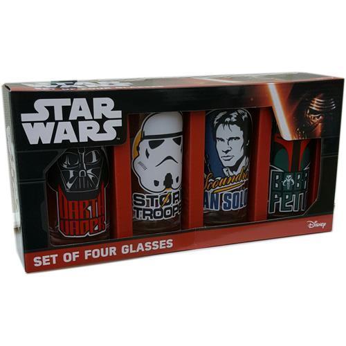 Star Wars: Character Glasses - Set of 4