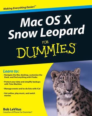 Mac OS X Snow Leopard For Dummies by Bob LeVitus image