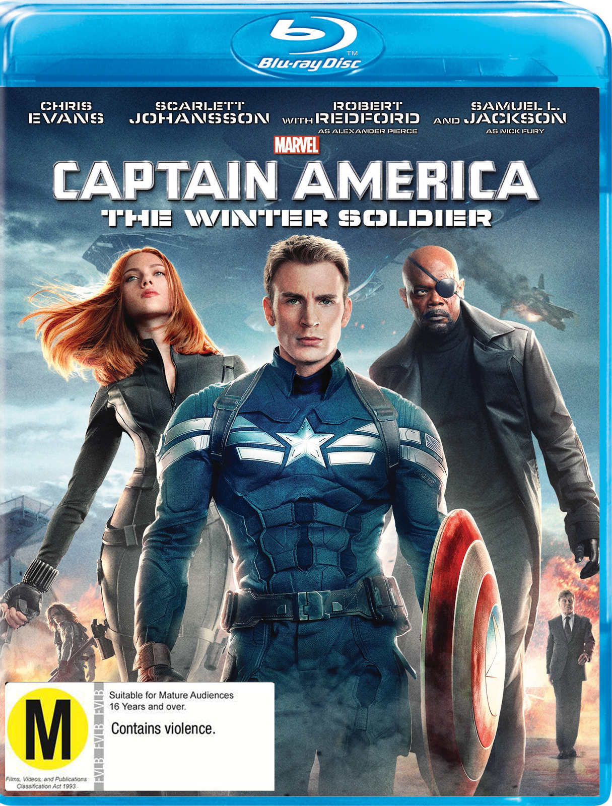 Captain America: The Winter Soldier on Blu-ray image