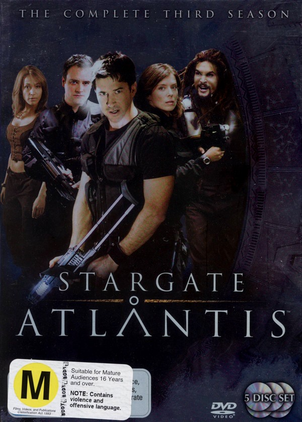 Stargate Atlantis - Complete Season 3 (5 Disc Box Set) on DVD image