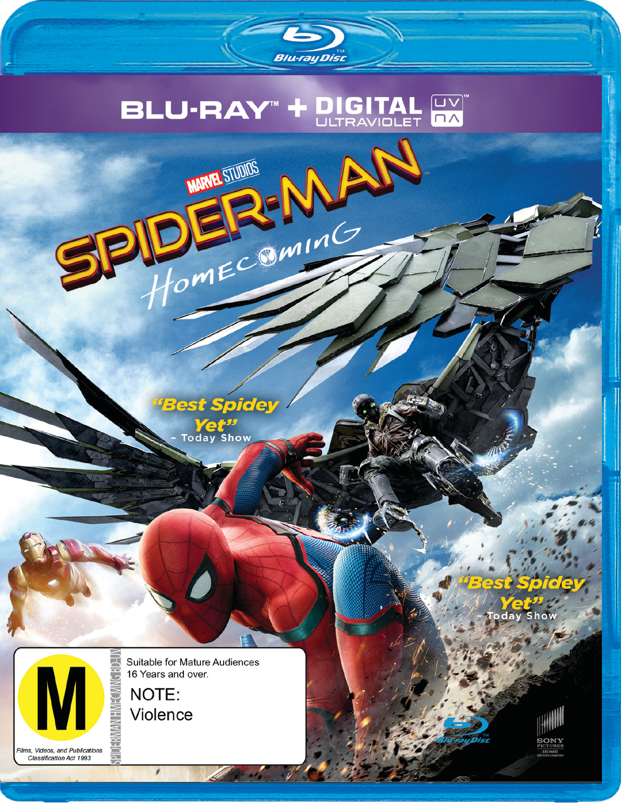 Spider-Man: Homecoming on Blu-ray, UV image