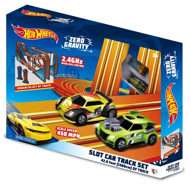 hot wheels slot car track set challenge level
