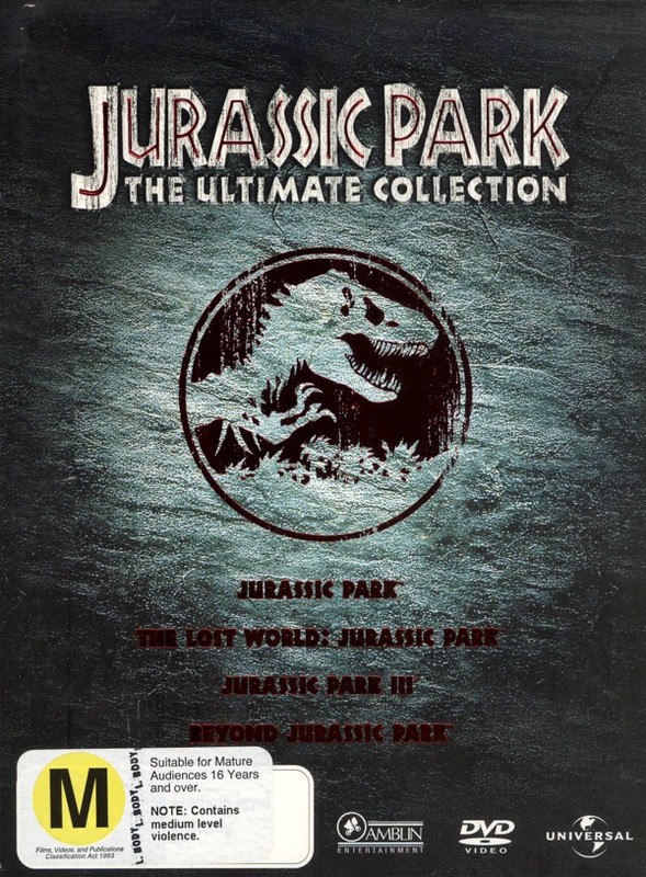 Jurassic Park - The Ultimate Collection (4 Disc Box Set) on DVD