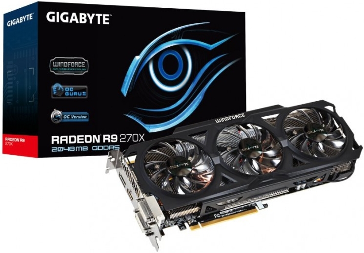 Gigabyte R9 270X 2GB OC Graphics Card image