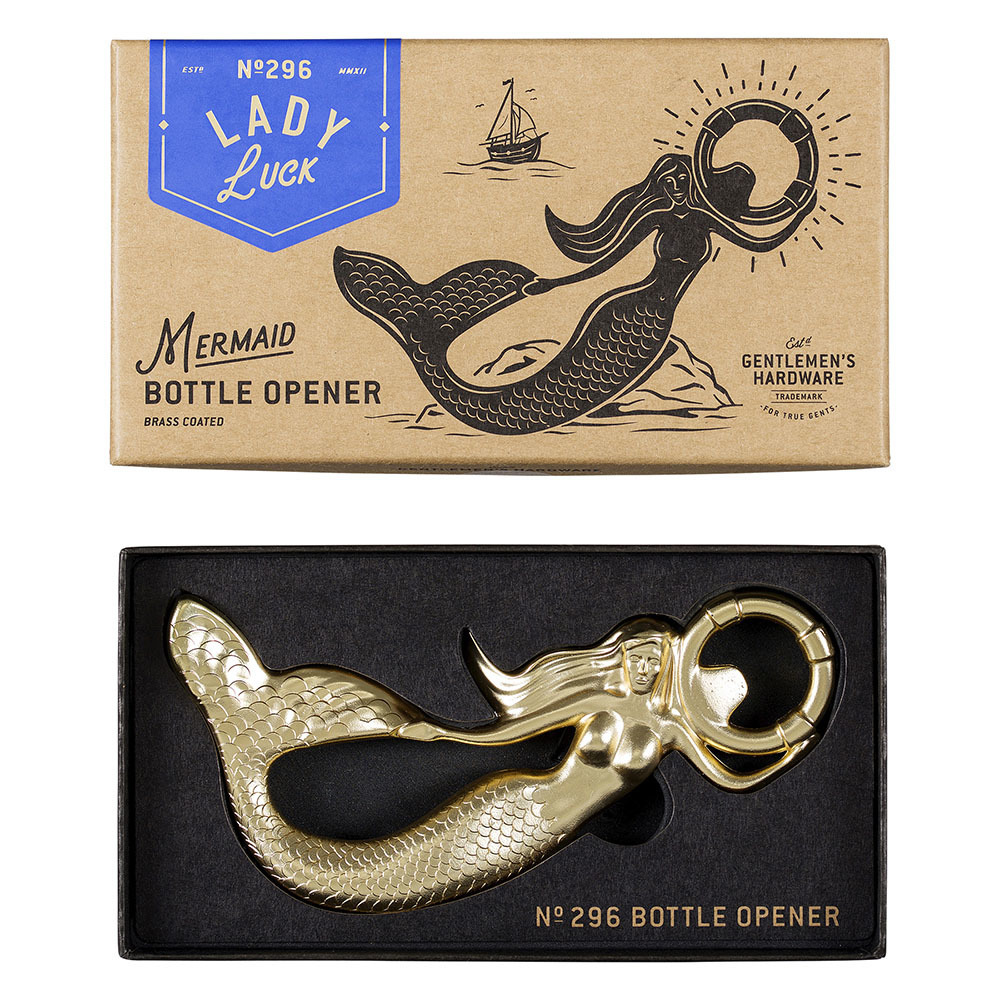 Gentlemen's Hardware Mermaid Bottle Opener image