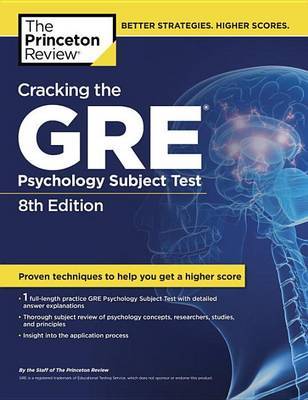 Cracking The Gre Psychology Subject Test, 8th Edition image