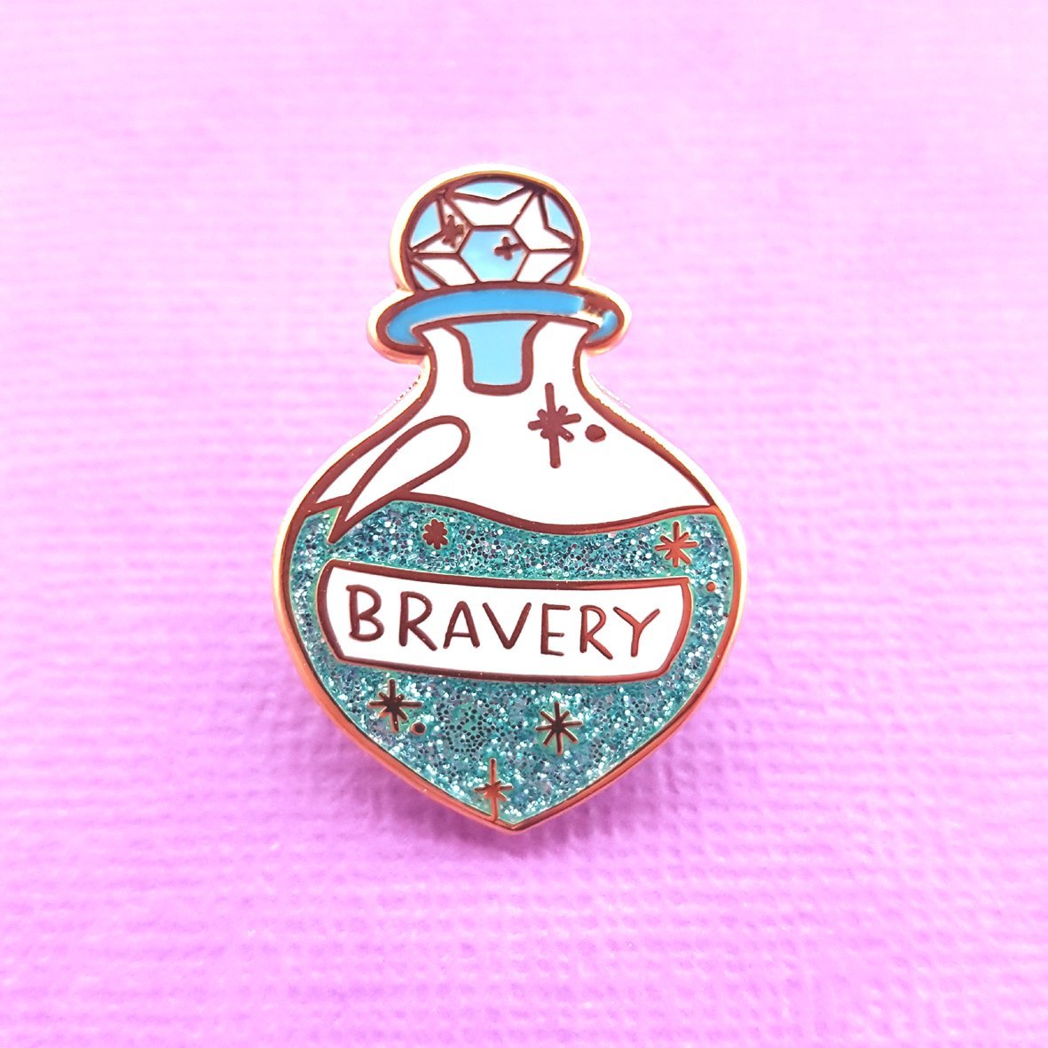 Jubly-Umph Brew of Bravery Lapel Pin image