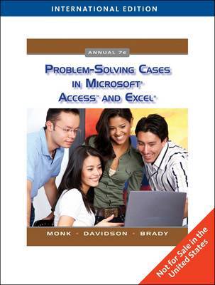 Problem Solving Cases in Microsoft Access and Excel by Ellen Monk image