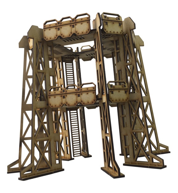 TTCombat: Tabletop Scenics - Sector 1 Octagon Platform (Large) image