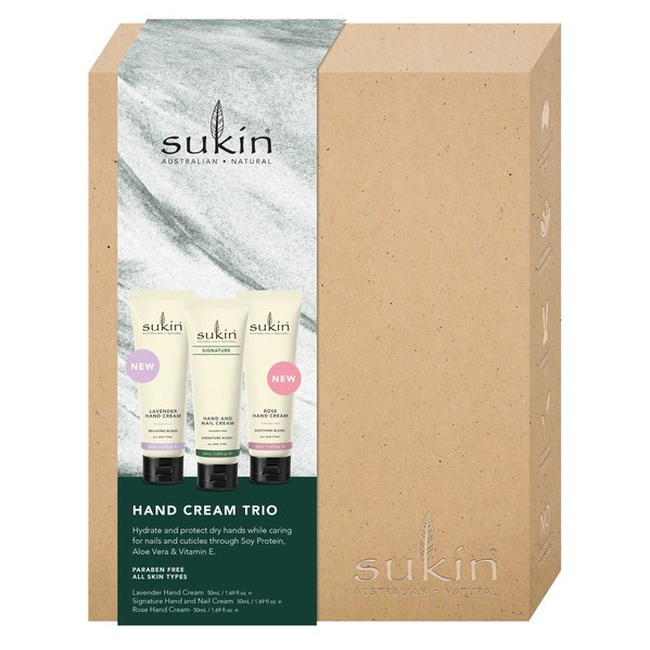 Buy Sukin Nourishing Hand Cream Trio Gift Pack at Mighty Ape NZ
