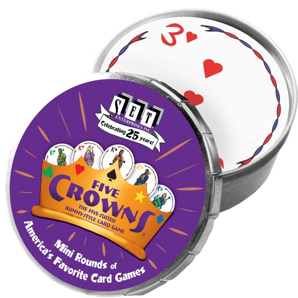 Five Crowns Mini Round Tin Card Game Board Game At Mighty Ape Australia