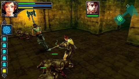 Warriors of the Lost Empire on PSP